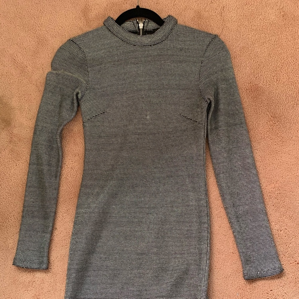 Topshop silver dress